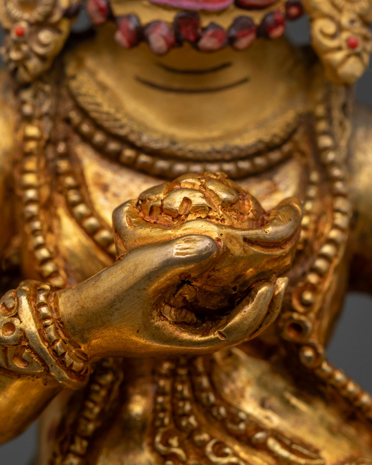 Black Dzambhala Statue | Sacred Protector and Wealth Deity