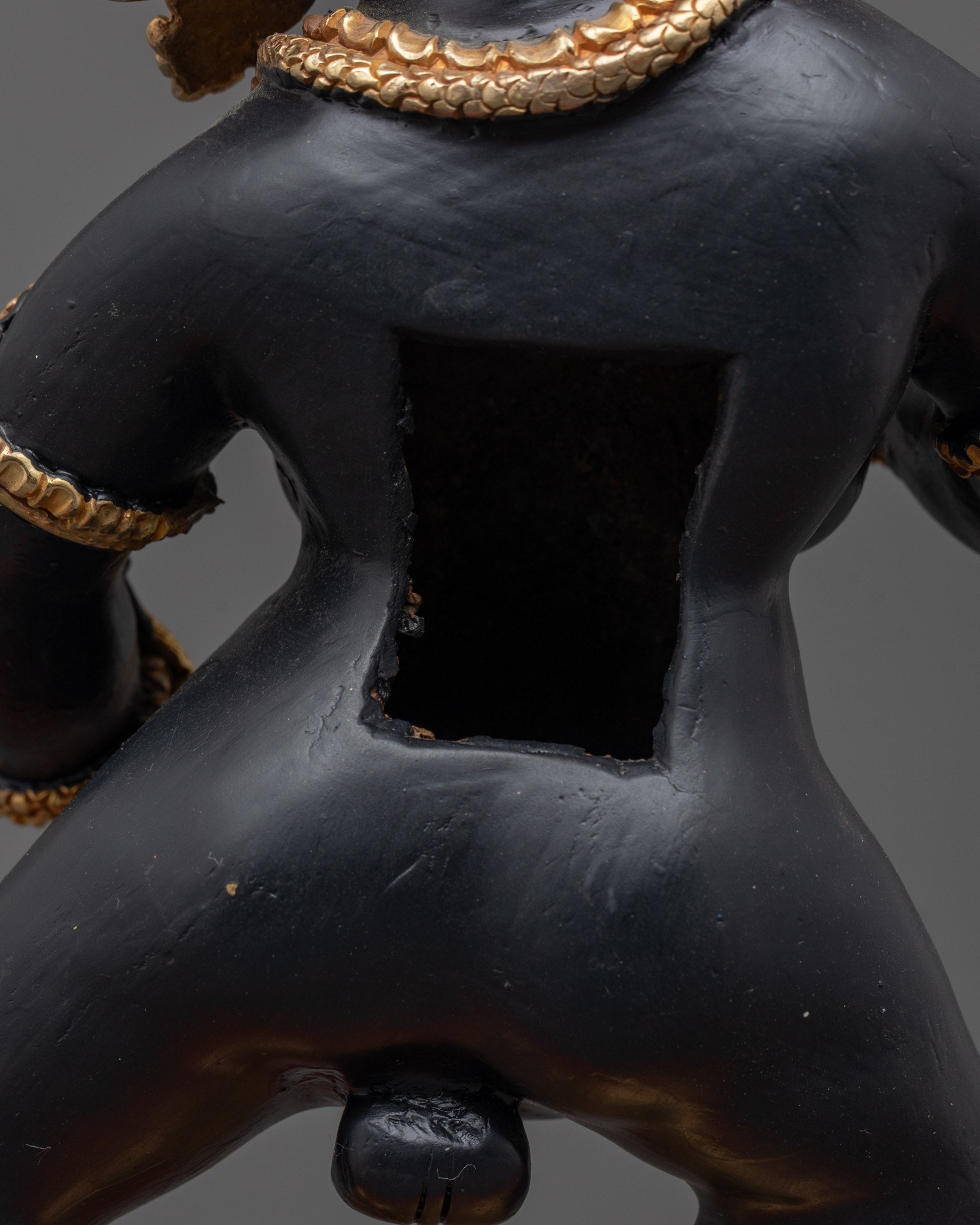 Nepal Black Dzambhala Statue | Wealth and Abundance Protector