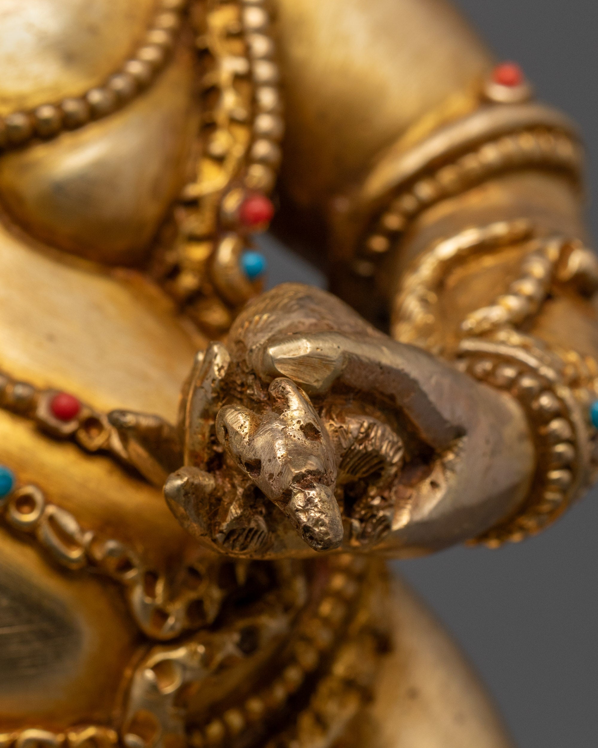 Nepalese Black Dzambhala Statue | Symbol of Fortune Power