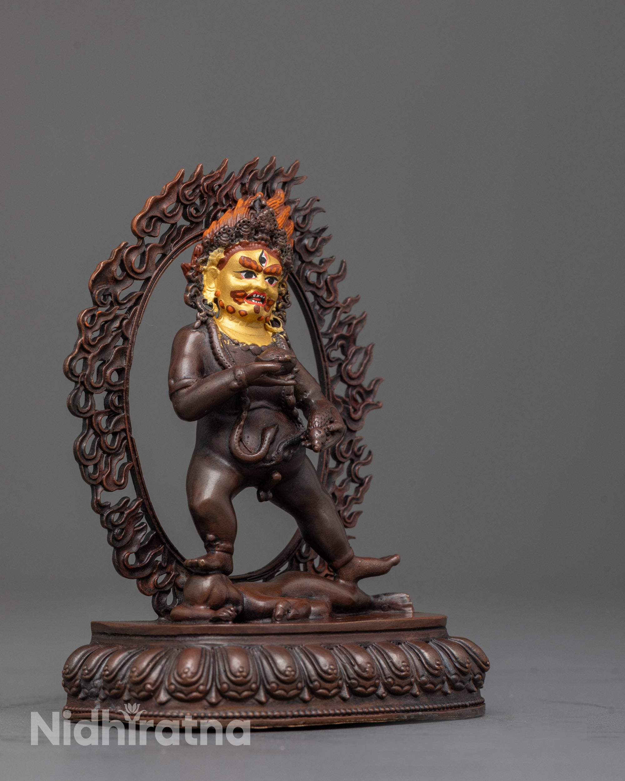 Black Dzambhala Statue