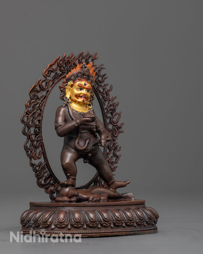 Black Dzambhala Statue