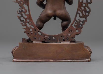 Black Dzambhala Statue