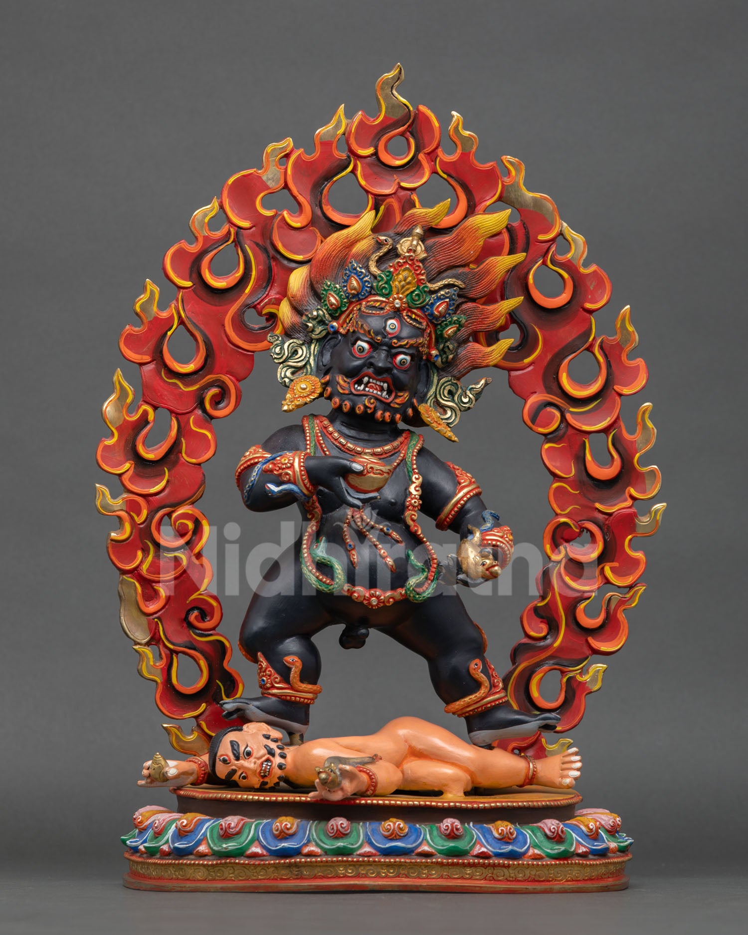 Black Dzambhala Statue