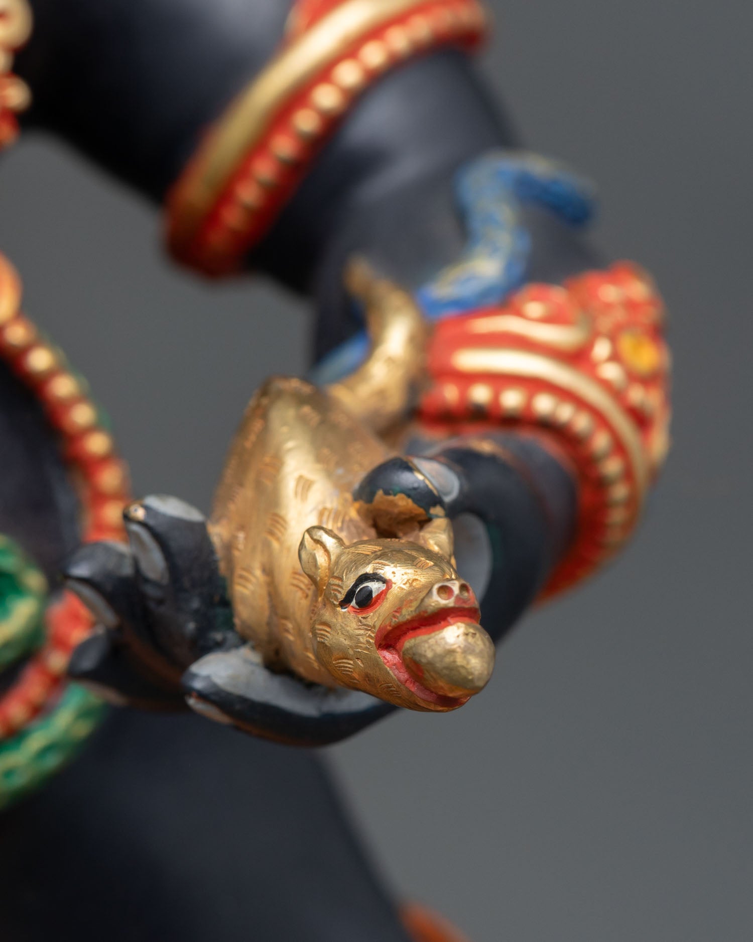 Black Dzambhala Statue