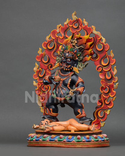 Black Dzambhala Statue