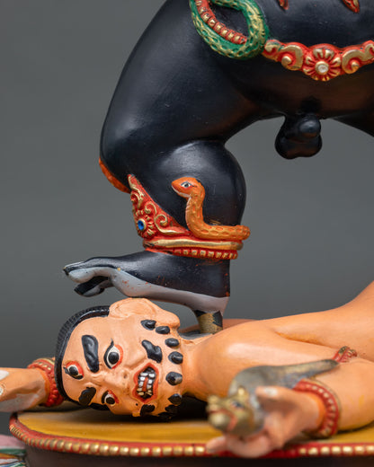 Black Dzambhala Statue