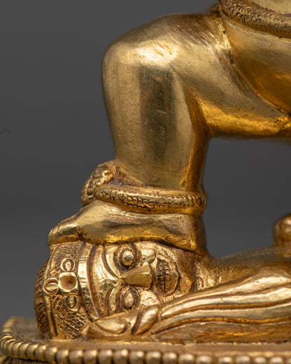 Wealth-bringing Deity Black Dzambhala Statue