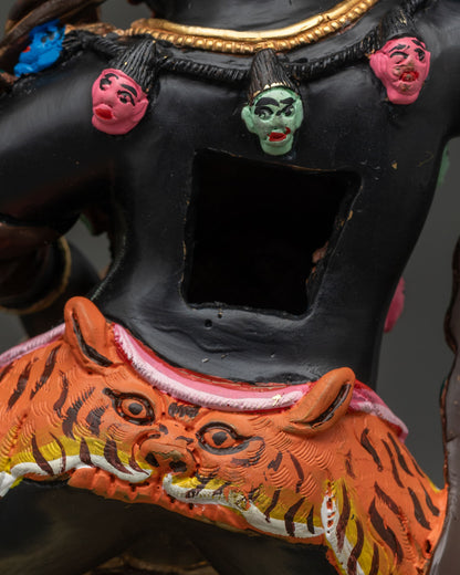 Black Manjushri (Jampel Nagpo) Statue | Handcrafted Buddhist Artwork