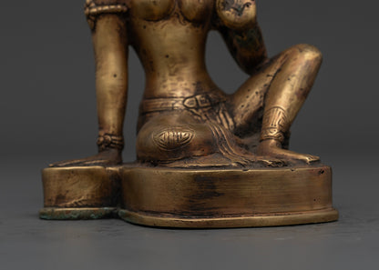 Bronze Parvati Statue | Handcrafted Hindu Goddess Sculpture