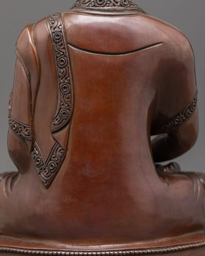 Traditional Oxidized Amitabha Buddha Statue | Handmade in Nepal