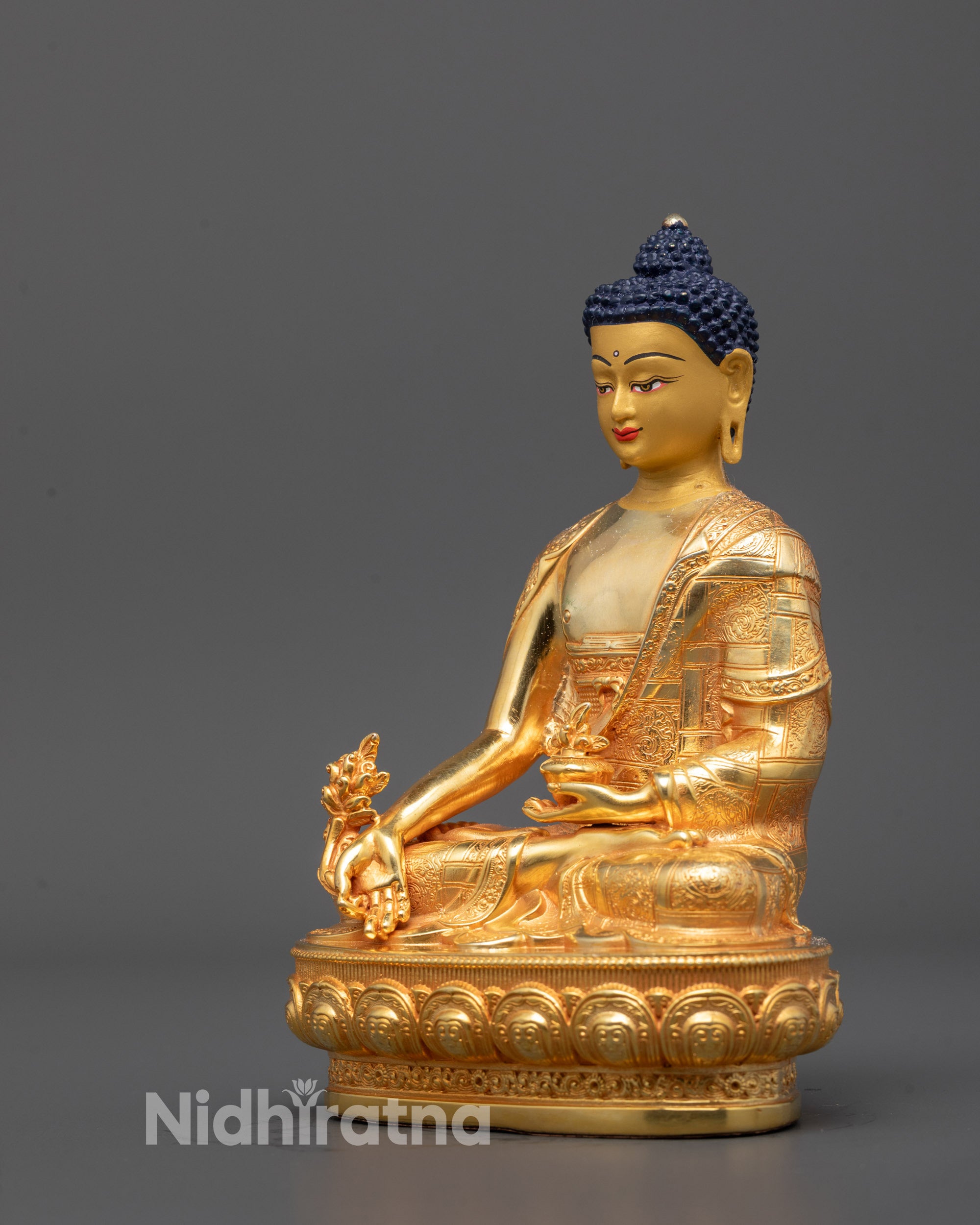 Traditional Machine-Made Medicine Buddha Statue