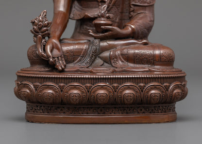 Machine-Made Medicine Buddha Statue | Nepal Artisan Art