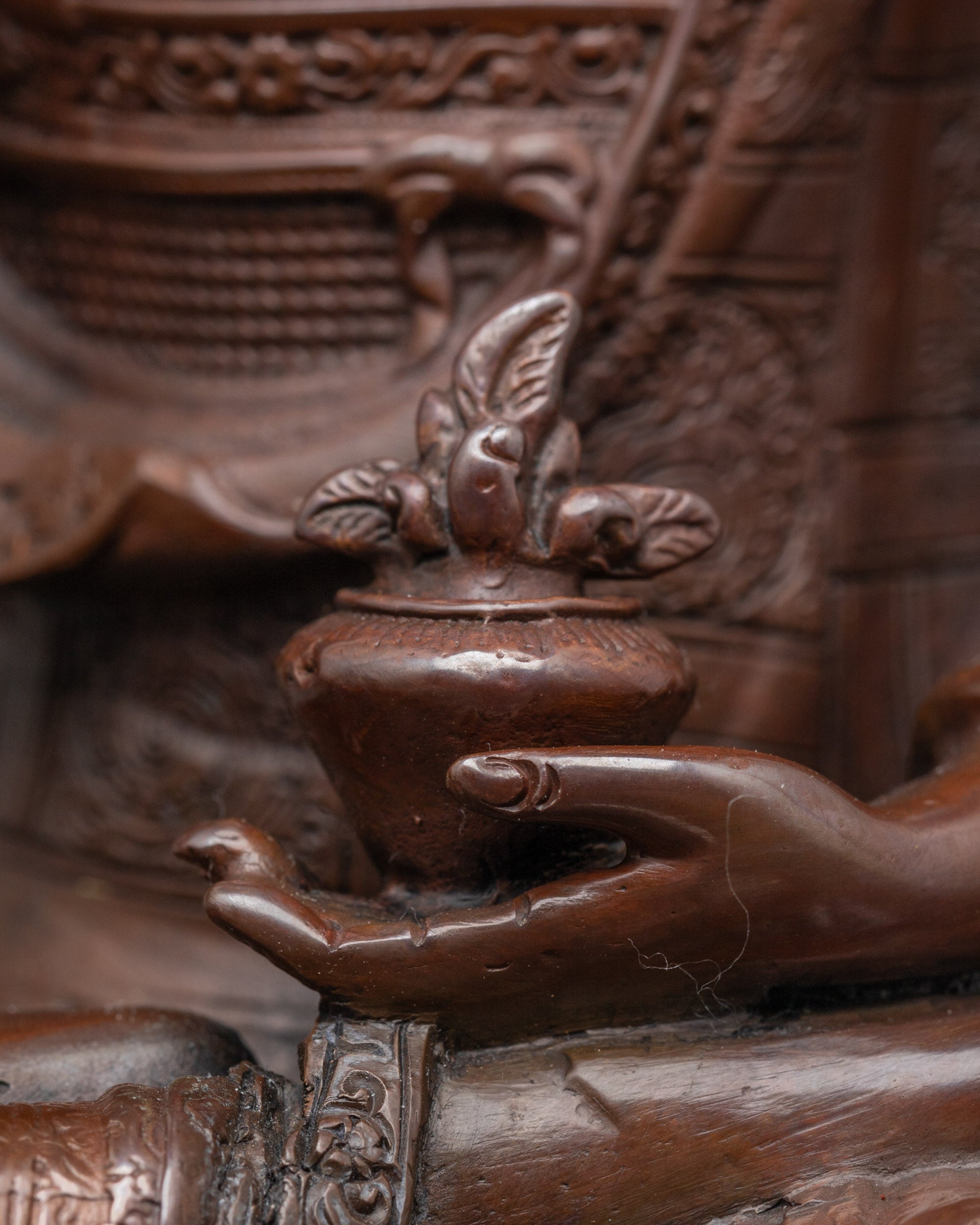 Machine-Made Medicine Buddha Statue | Nepal Artisan Art