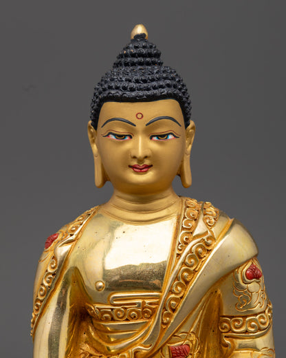 Nepalese Shakyamuni Buddha Statue | Hand-Carved