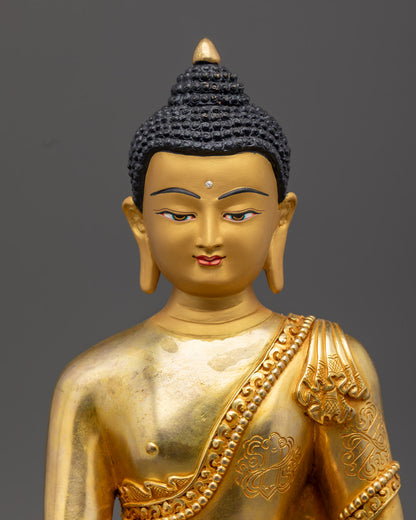 Masterfully Crafted Shakyamuni Buddha Statue