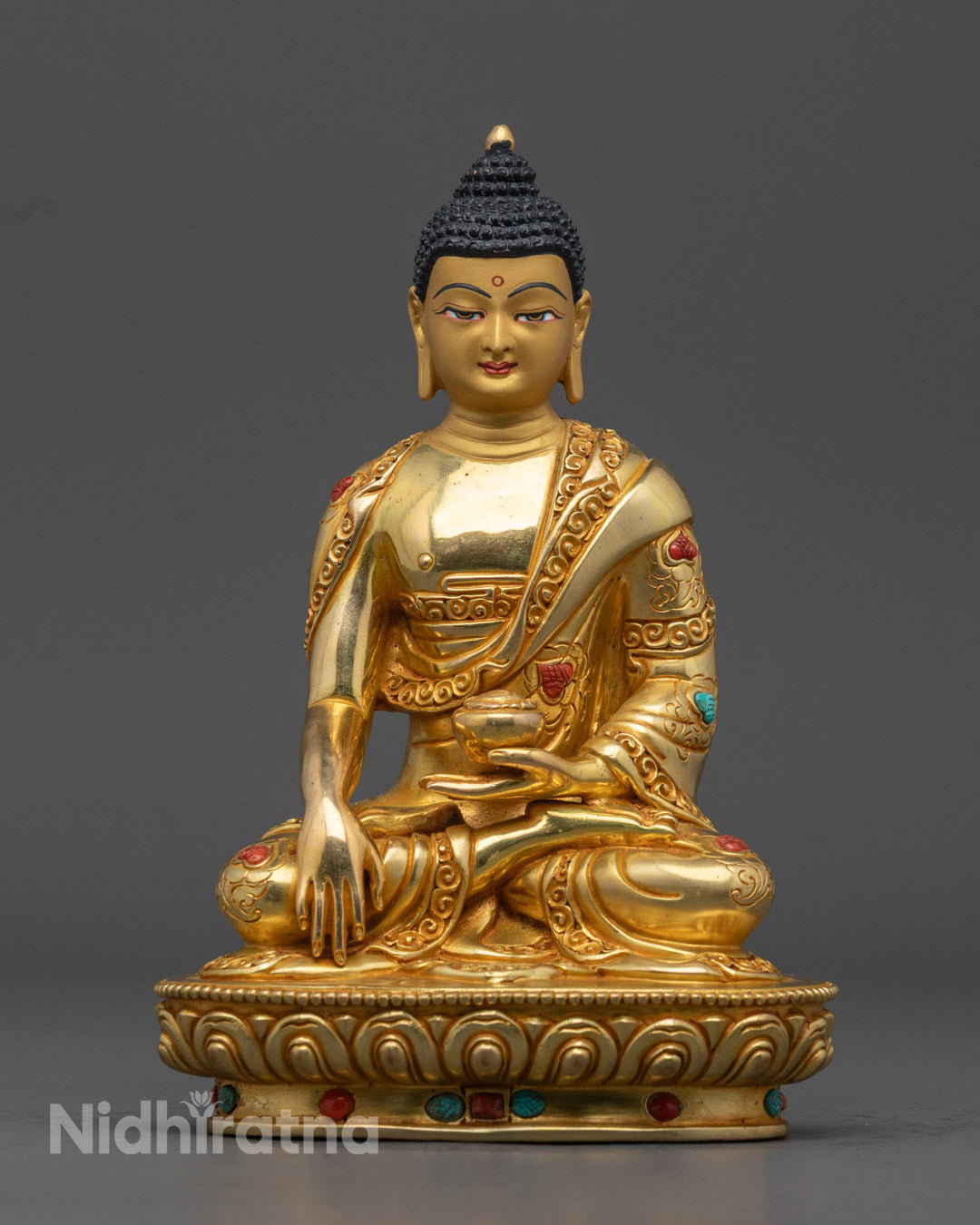 Nepalese Shakyamuni Buddha Statue | Hand-Carved