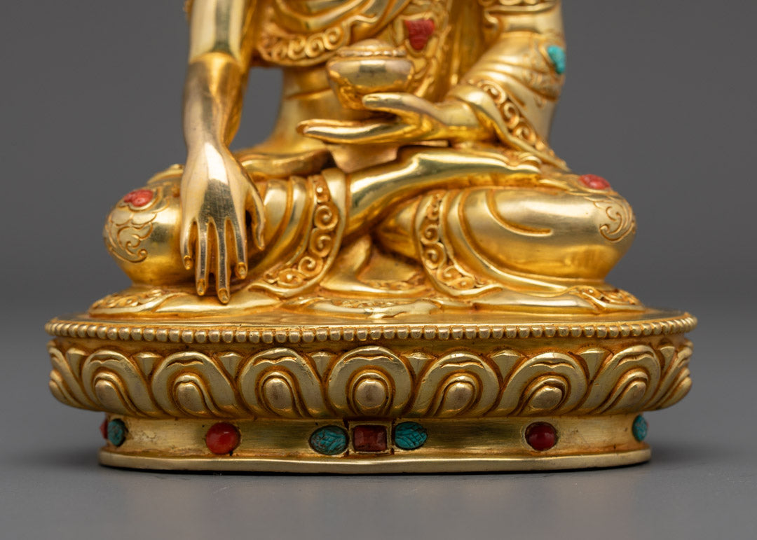 Nepalese Shakyamuni Buddha Statue | Hand-Carved