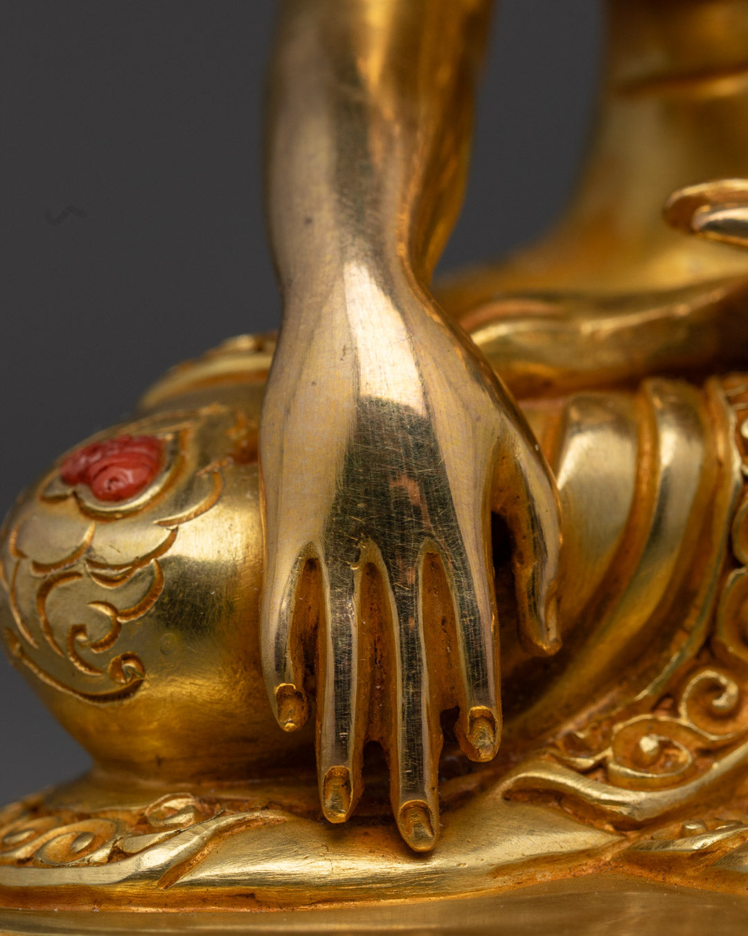 Nepalese Shakyamuni Buddha Statue | Hand-Carved