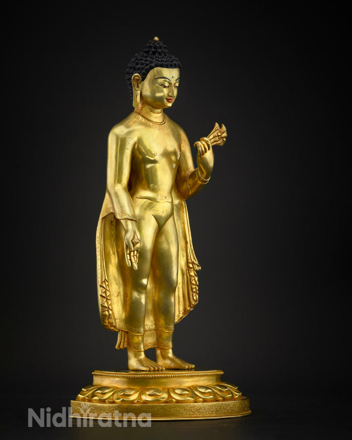 Standing Shakyamuni Buddha Statue | Handcrafted Buddhist Statue