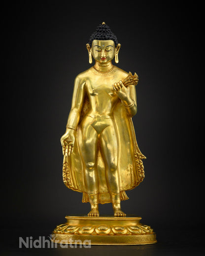 Standing Shakyamuni Buddha Statue | Handcrafted Buddhist Statue