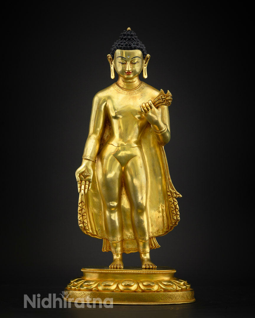 Standing Shakyamuni Buddha Statue | Handcrafted Buddhist Statue