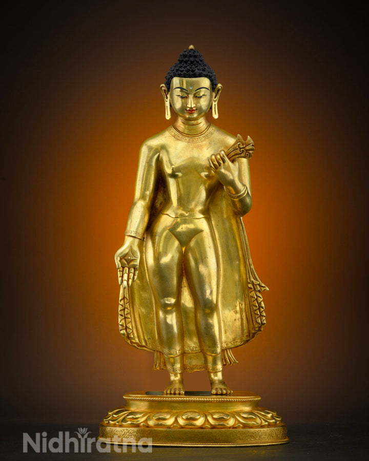 Standing Shakyamuni Buddha Statue | Handcrafted Buddhist Statue