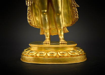 Standing Shakyamuni Buddha Statue | Handcrafted Buddhist Statue