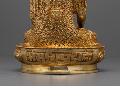 Enlightenment Home with Shakyamuni Buddha Tibetan Statue