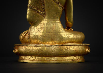 Nepal Shakyamuni Buddha Statue | Himalayan Buddhist Sacred Art