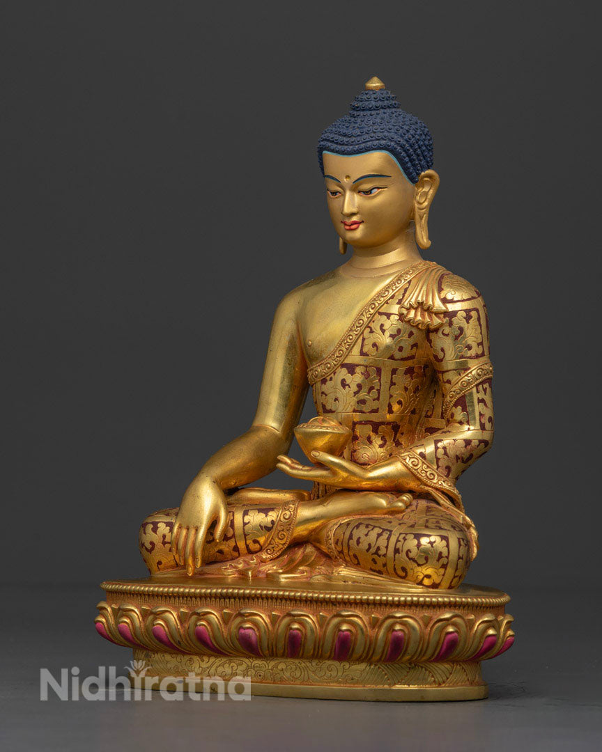 Earth Touching Buddha Statue | Historical Gautam Buddha Artwork