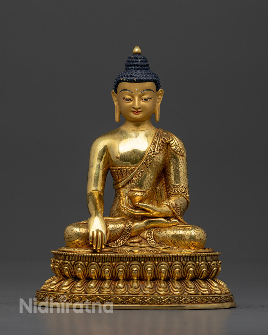 Shakyamuni Buddha Art | Traditional Tibetan Deity Statue