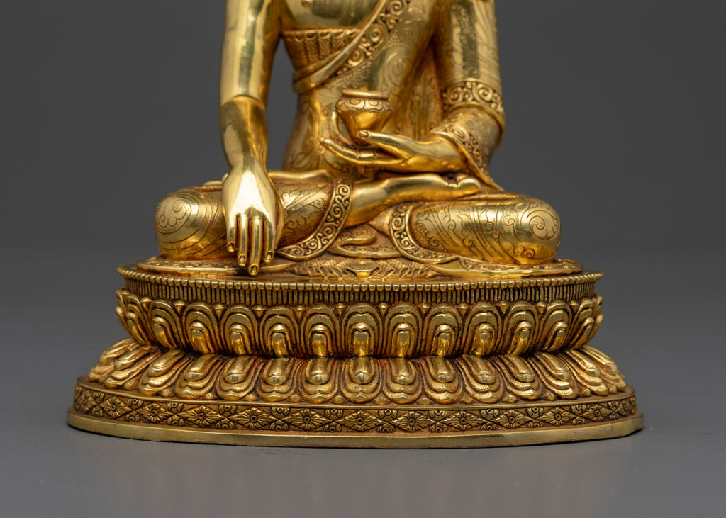 Shakyamuni Buddha Art | Traditional Tibetan Deity Statue