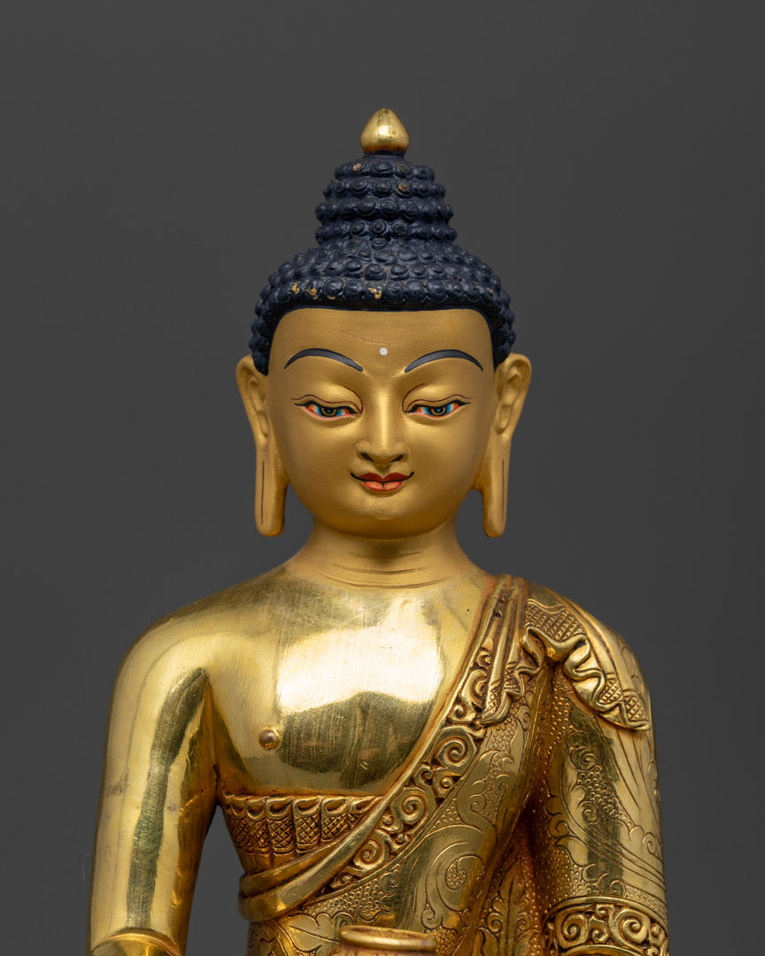 Shakyamuni Buddha Art | Traditional Tibetan Deity Statue