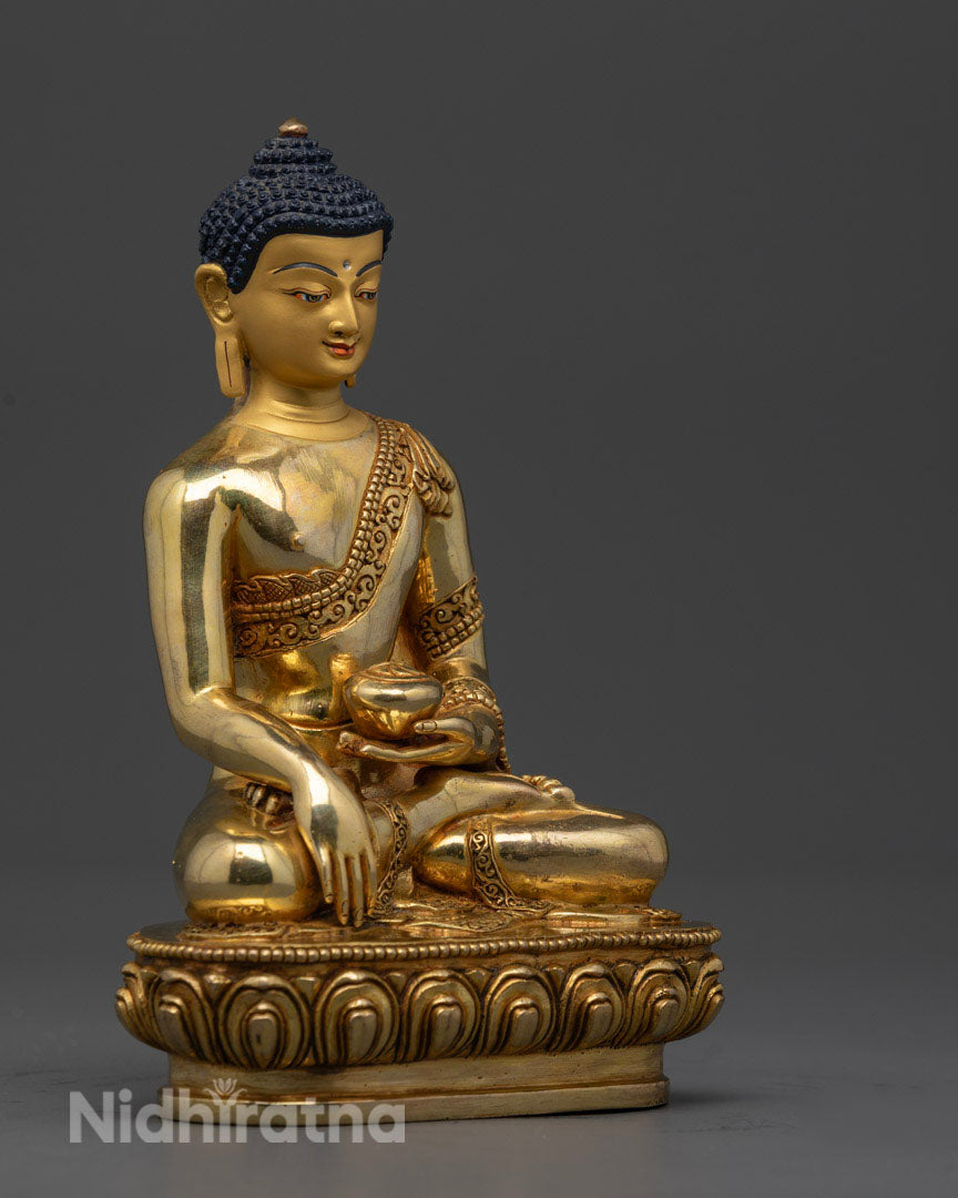 Shakyamuni Buddha Sadhana Statue | Nepalese Handmade Statue