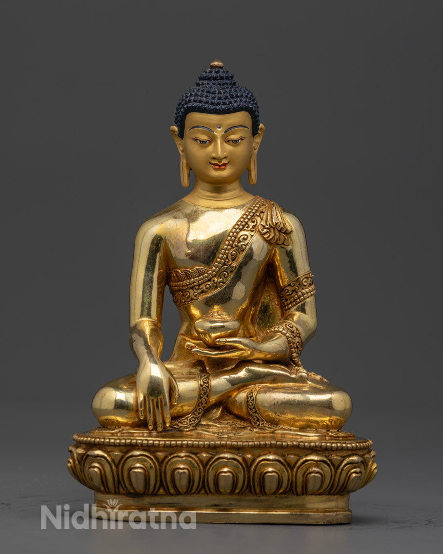 Shakyamuni Buddha Sadhana Statue | Nepalese Handmade Statue