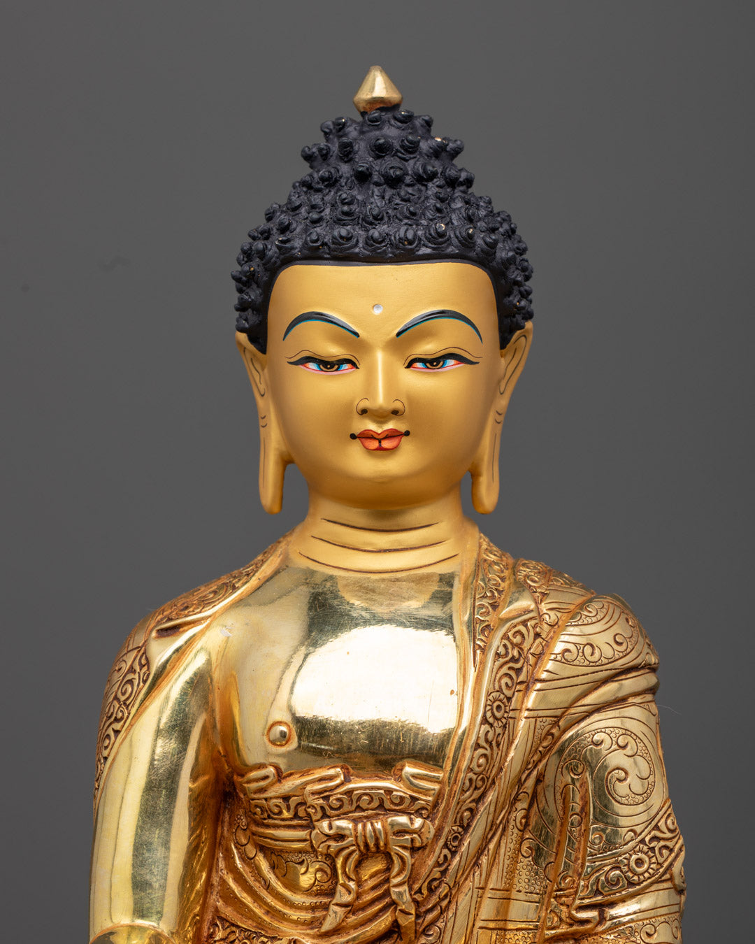 Buddhist Shakyamuni Buddha Statue | Tibetan Artwork