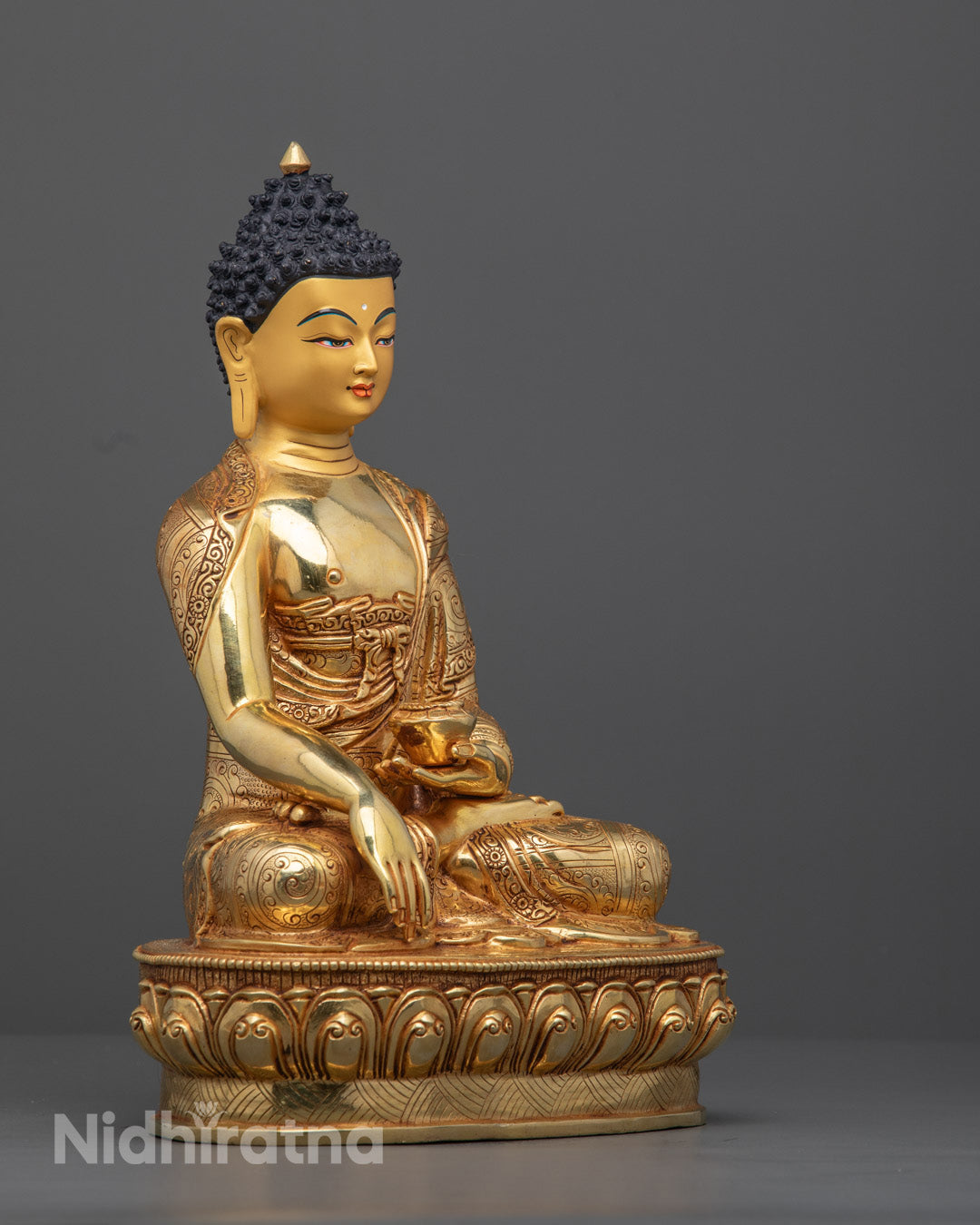 Buddhist Shakyamuni Buddha Statue | Tibetan Artwork