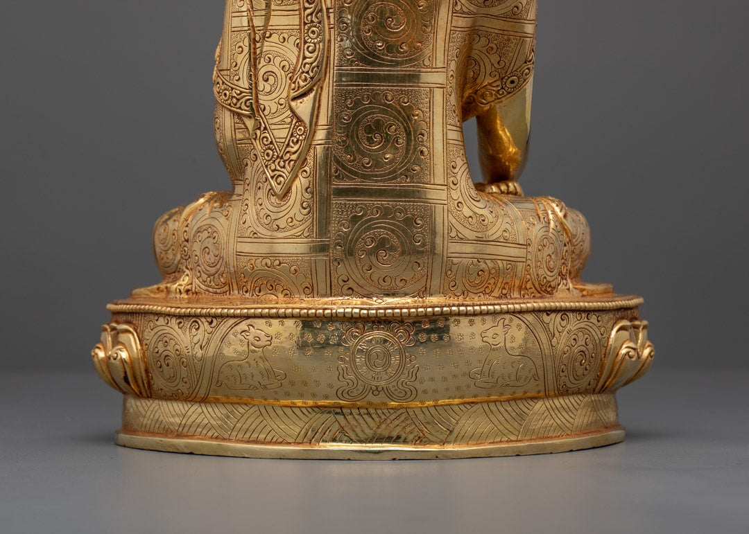 Buddhist Shakyamuni Buddha Statue | Tibetan Artwork