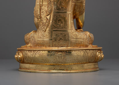 Buddhist Shakyamuni Buddha Statue | Tibetan Artwork