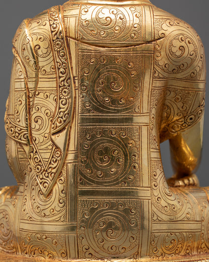Buddhist Shakyamuni Buddha Statue | Tibetan Artwork