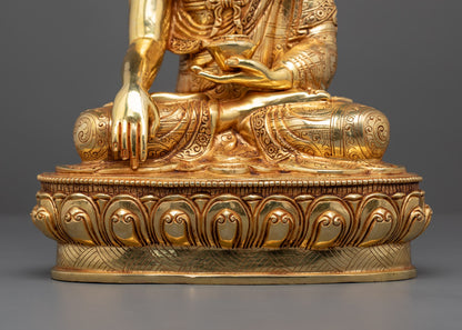 Buddhist Shakyamuni Buddha Statue | Tibetan Artwork