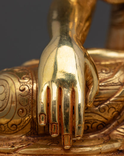 Buddhist Shakyamuni Buddha Statue | Tibetan Artwork