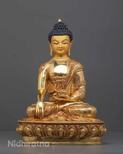 Buddhist Shakyamuni Buddha Statue | Tibetan Artwork