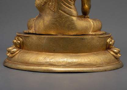 Shakyamuni Buddha Statue | Handmade Copper Body