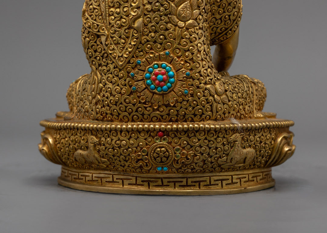 Shakyamuni Buddha Sculpture | Traditional Lost Wax Hand-Carved