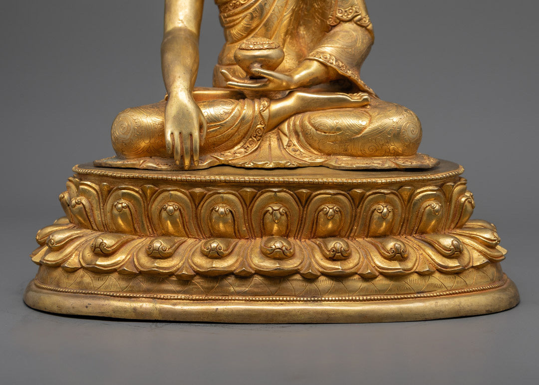 Shakyamuni Buddha Statue | Handmade Copper Body