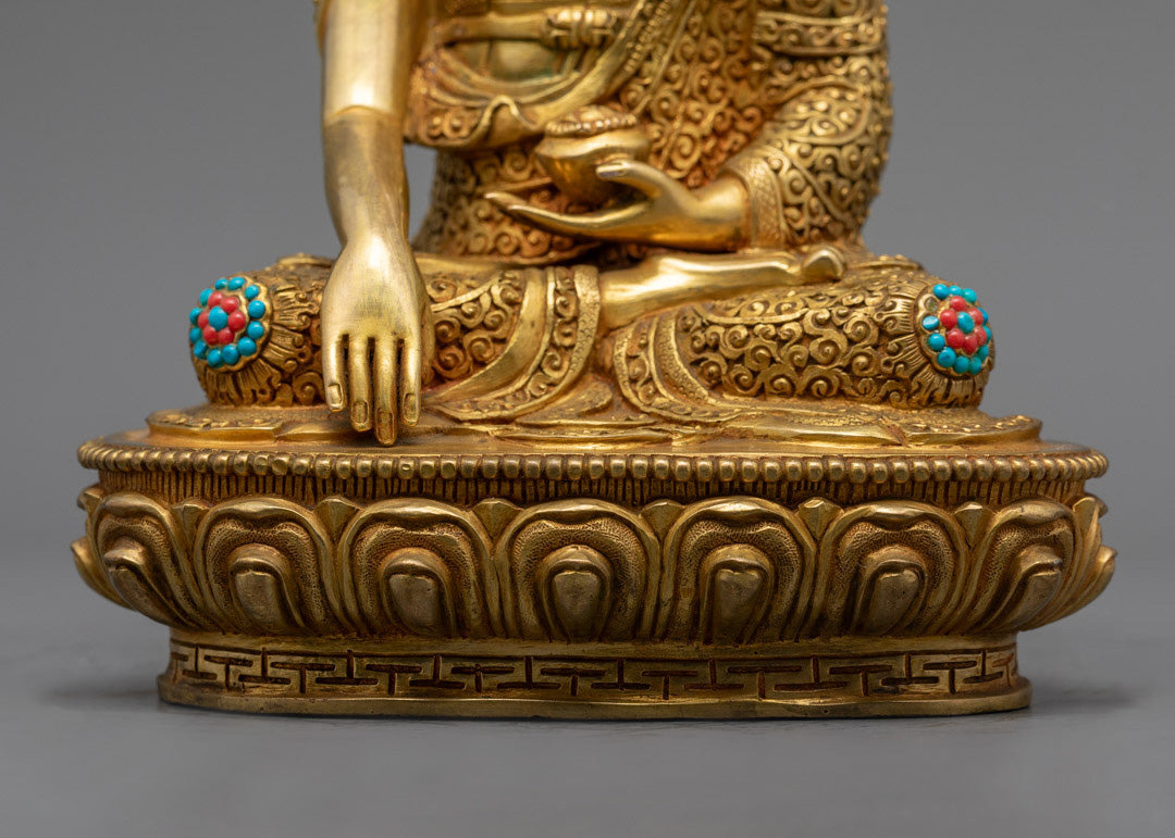 Shakyamuni Buddha Sculpture | Traditional Lost Wax Hand-Carved