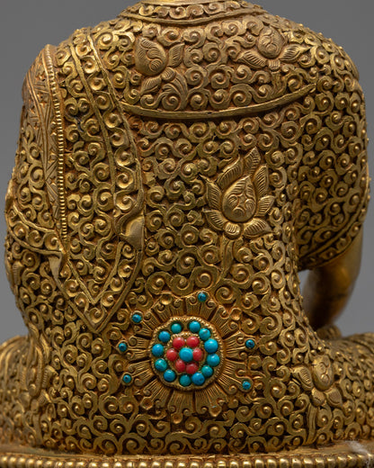 Shakyamuni Buddha Sculpture | Traditional Lost Wax Hand-Carved