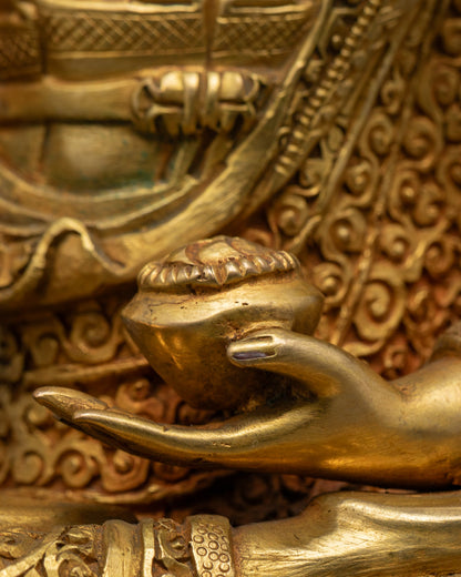 Shakyamuni Buddha Sculpture | Traditional Lost Wax Hand-Carved