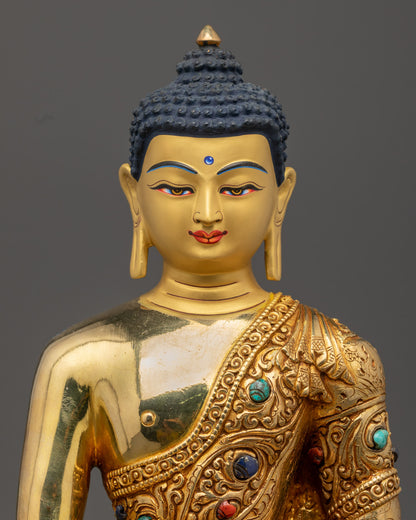 Shakyamuni Buddha Statue | Tibetan Sacred Artwork